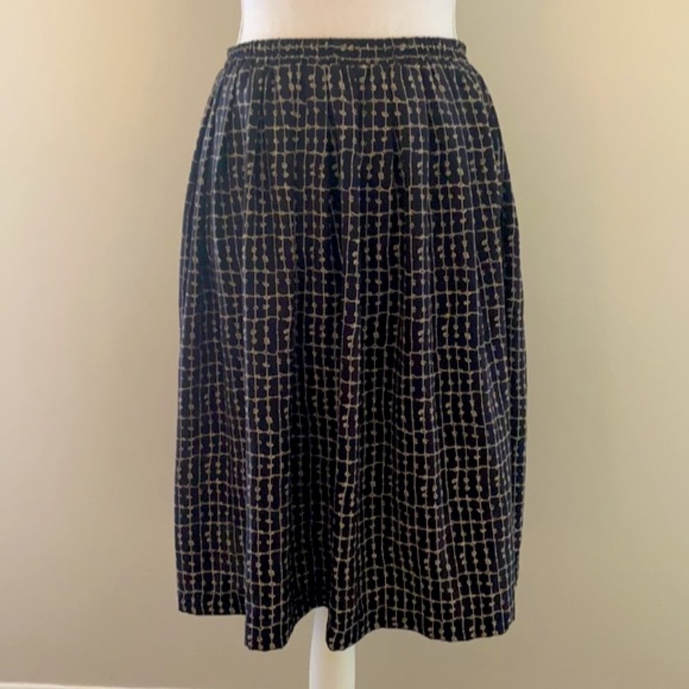 Leslie Faye Printed A-Line Skirt - Picture 5 of 12